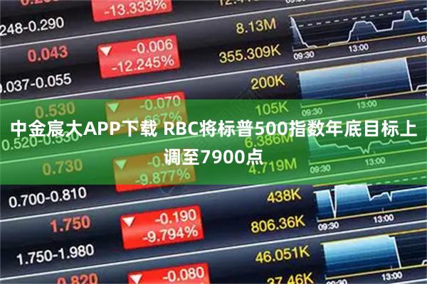 中金宸大APP下载 RBC将标普500指数年底目标上调至7900点
